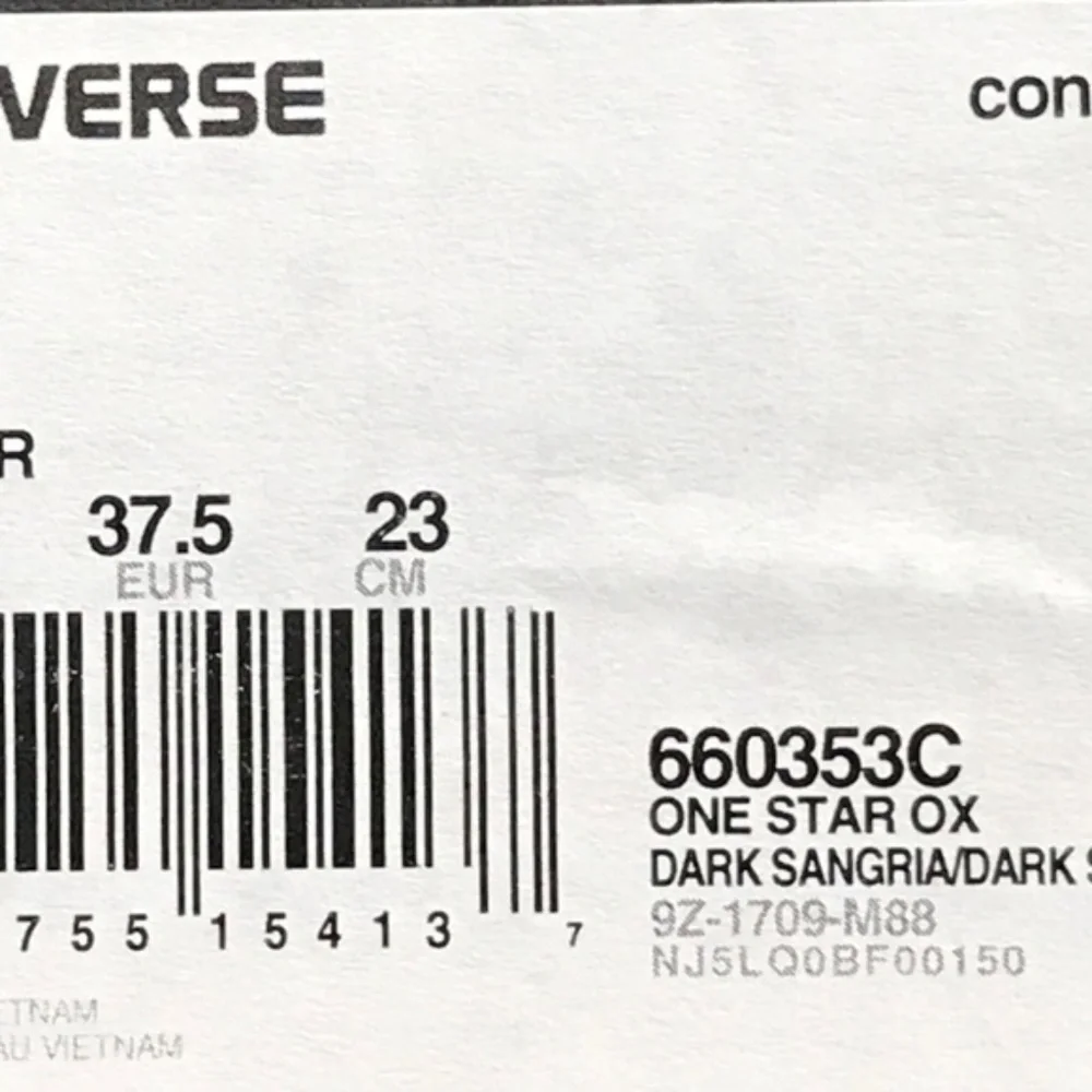 Converse One Star‎ Ox Dark Sangria Shoes